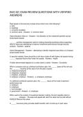 BUS 321 EXAM REVIEW QUESTIONS WITH VERIFIED ANSWERS