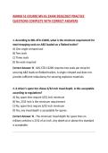 AMMO 51 COURSE MV-DL EXAM 2026&sol;2027 PRACTICE QUESTIONS COMPLETE WITH CORRECT ANSWERS