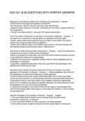 BUS 321 QUIZ QUESTIONS WITH VERIFIED ANSWERS