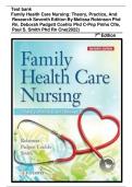 Test Bank for Family Health Care Nursing&colon; Theory Practice and Research&comma; 7th Edition&comma; Melissa Robinson&comma; Deborah Padgett Coehlo&period; &lpar; All Chapters Covered&rpar;&NewLine;