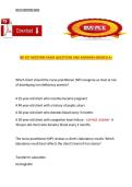 NR 507 &ndash; Advanced Pathophysiology&comma; NR 507&comma; Complete Midterm Exam Questions and Answers &lpar;Graded A&plus;&rpar; Study Guide