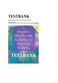TEST BANK FOR Women's Health Care in Advanced Practice Nursing&comma; Second Edition 2nd Edition&comma; Kindle Edition by Ivy M&period; Alexander&period;ISNB&colon;978-0826190048 COMPLETE GUIDE ALL CHAPTERS COVERED 100&percnt; VERIFIED A&plus; GRADE ASSURED &excl;&excl;&excl;&excl;&excl; NEW LATEST UPDATE &excl;&excl;&excl;&excl;&excl;&NewLine;