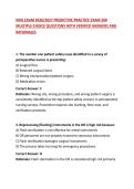 NIFA EXAM 2026&sol;2027 PREDICTIVE PRACTICE EXAM 200 MULTIPLE-CHOICE QUESTIONS WITH VERIFIED ANSWERS AND RATIONALES