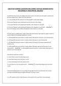 CWB STUDY&vert;VERIFIED QUESTIONS AND CORRECT DETAILED ANSWERS&vert;RATED AND GRADED A&plus; NEW UPDATE&vert; 2026&sol;2027