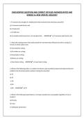 CWB&vert;VERIFIED QUESTIONS AND CORRECT DETAILED ANSWERS&vert;RATED AND GRADED A&plus; NEW UPDATE&vert; 2026&sol;2027