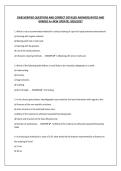 CWB&vert;VERIFIED QUESTIONS AND CORRECT DETAILED ANSWERS&vert;RATED AND GRADED A&plus; NEW UPDATE&vert; 2026&sol;2027