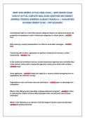 MGMT 3300 NEWEST ACTUAL FINAL EXAM &vert;&vert; MOST RECENT EXAM&NewLine;2026&sol;27 ACTUAL COMPLETE REAL EXAM QUESTIONS AND CORRECT&NewLine;ANSWERS &lpar;VERIFIED ANSWERS&rpar; ALREADY GRADED A&plus; &vert; GUARANTEED&NewLine;SUCCESS&excl;&excl; NEWEST EXAM &vert; JUST RELEASED&excl; 