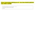 EXAM 3 YOUR MONEY&CREDIT&lpar;quizzes 8&comma;9&comma; 10&rpar; ACTUAL UPDATED QUESTIONS &NewLine;AND CORRECT ANSWERS 