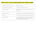 PNB 2265 EXAM 2 ACTUAL UPDATED QUESTIONS AND CORRECT ANSWERS 