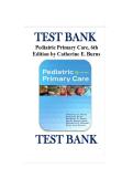 Test Bank &ndash; Pediatric Primary Care 6th Edition &vert; Catherine E&period; Burns &vert; Advanced Practice Nursing&comma; PNP-PC&comma; FNP & NCLEX Exam Prep Latest 2025&NewLine;