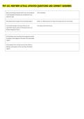 PHY 101 MIDTERM ACTUAL UPDATED QUESTIONS AND CORRECT ANSWERS 