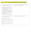 Physics 1&colon; Exam 1 ACTUAL UPDATED QUESTIONS AND CORRECT ANSWERS 