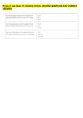 Physics 1 Lab Exam &num;1 &lpar;SCUHS&rpar; ACTUAL UPDATED QUESTIONS AND CORRECT &NewLine;ANSWERS 