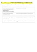 Physics 111 Lab Exam 1 ACTUAL UPDATED QUESTIONS AND CORRECT ANSWERS 