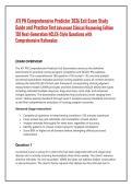 ATI PN Comprehensive Predictor 2026 Exit Exam Study &NewLine;Guide and Practice Test Advanced Clinical Reasoning Edition &NewLine;150 Next-Generation NCLEX-Style Questions with &NewLine;Comprehensive Rationa