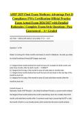 AHIP 2025 Final Exam Medicare Advantage Part D Compliance FWA Certification Official Practice Exam Actual Exam 2026&sol;2027 with Detailed Rationales &vert; Complete Exam-Style Questions &vert; Pass Guaranteed &ndash; A&plus; Graded&NewLine;&NewLine;