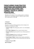 FISDAP AIRWAY EXAM PRACTICE QUESTIONS AND ANSWERS WITH COMPLETE SOLUTIONS 100&percnt; CORRECT RATED A&plus; &vert;&vert;NEWLY UPDATED 2026