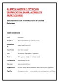 Alberta Master Electrician Certification Exam &ndash; Complete Practice Pack