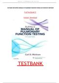RUPPEL-S MANUAL OF PULMONARY FUNCTION TESTING 11TH EDITION 2026 QUESTIONS AND ANSWERS 2026 UPDATE&period;&NewLine;