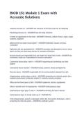 BIOD 151 Module 1 Exam with Accurate Solutions