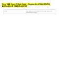 Chem 1020 - Exam &num;2 Study Guide - Chapters 4-6 ACTUAL UPDATED &NewLine;QUESTIONS AND CORRECT ANSWERS 