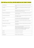 CHM 1020 Exam &num;4 ACTUAL UPDATED QUESTIONS AND CORRECT ANSWERS 