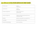 chem 1020 exam 3 ACTUAL UPDATED QUESTIONS AND CORRECT ANSWERS 