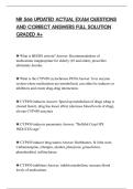 NR 566 UPDATED ACTUAL EXAM QUESTIONS&NewLine;AND CORRECT ANSWERS FULL SOLUTION&NewLine;GRADED A&plus;