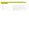 Chem 1020 Final Exam Study Guide ACTUAL UPDATED QUESTIONS AND &NewLine;CORRECT ANSWERS