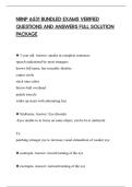 NRNP 6531 BUNDLED EXAMS VERIFIED&NewLine;QUESTIONS AND ANSWERS FULL SOLUTION&NewLine;PACKAGE&NewLine;