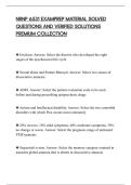 NRNP 6531 EXAMPREP MATERIAL SOLVED&NewLine;QUESTIONS AND VERIFIED SOLUTIONS&NewLine;PREMIUM COLLECTION