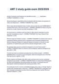 Study Guide Exam &lpar;2025&sol;2026&rpar; &ndash; Comprehensive Questions and Answers Review