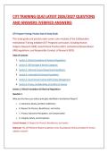 CITI Training Quiz Latest 2026&sol;2027 Questions and Answers &lpar;Verified Answers&rpar;