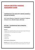KAPLAN OBSTETRIC NURSING &NewLine;ASSESSMENT EXAM