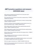 AMT 2 Practice Questions and Answers &lpar;2025&sol;2026 Latest&rpar; &ndash; Exam Preparation Guide