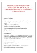VIRGINIA CERTIFIED PEER RECOVERY &NewLine;SPECIALIST &lpar;CPRS&rpar; CERTIFICATION &NewLine;EXAMINATION 350 PRACTICE QUESTIONS WITH &NewLine;DETAILED SOLUTIONS