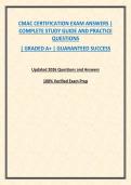 CMAC CERTIFICATION EXAM ANSWERS &vert; COMPLETE STUDY GUIDE AND PRACTICE QUESTIONS