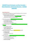 AGACNP Exam Strategies and Key Concepts &ndash; Exam Questions and Correct Answers 2026&sol;2027 Comprehensive Adult-Gerontology Acute Care Nurse Practitioner Certification Study Guide