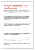 NSG-300 Exam 2 Questions and Answers 2027 &vert; Complete Study Guide