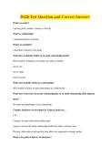 D426 Test Question and Correct Answers
