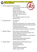 Dental Hygiene- final exam Questions with complete solution 2026&sol;2027