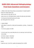 2026 NURS 6501 Advanced Pathophysiology Final Exam Walden University Actual Questions & Answers &lpar;Latest 2026 &sol; 2027 Update&rpar; 100&percnt; Guarantee Pass &lpar;Verified Answers&rpar;