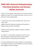 2026 Walden University NURS 6501 Advanced Pathophysiology Final Exam Actual Questions & Answers &lpar;Latest 2026 &sol; 2027 Update&rpar; 100&percnt; Guarantee Pass &lpar;Verified Answers&rpar;