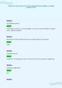 CBP EXAM 8 ADVANCED ACTUAL TEST PAPER QUESTIONS CORRECT ANSWERS GRADED A PLUS&period;pdf&NewLine;&NewLine;