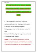 NYS EMT-B State Exam 2026&sol;27 Updated&NewLine;Questions & Answers &lpar;Verified Answers&rpar;&comma;&NewLine;100&percnt; Guaranteed Pass &vert;&vert;Complete A&plus;&NewLine;Guide