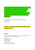 Relias Advanced Dysrhythmia Exam A & B&NewLine;&vert; Complete 100&plus; Questions & Answers&NewLine;&vert; Latest 2026&sol;2027 &vert; 100&percnt; Verified &NewLine;Complete Study Guide &ndash; Both Exams with &NewLine;Step-by-Step Explanations &vert; instant pdf &NewLine;download