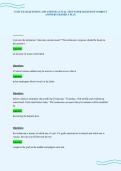 CCHT EXAM QUESTION AND ANSWER ACTUAL TEST PAPER QUESTIONS CORRECT ANSWERS GRADED A PLUS&period;pdf&NewLine;&NewLine;