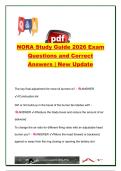 NORA EXAM COMPLETE PACKAGE DEAL