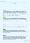 CCRN EXAM CRAM ACTUAL TEST PAPER QUESTIONS CORRECT ANSWERS GRADED A PLUS&period;pdf&NewLine;&NewLine;