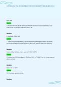 CCRP EXAM ACTUAL TEST PAPER QUESTIONS CORRECT ANSWERS GRADED A PLUS&period;pdf&NewLine;&NewLine;